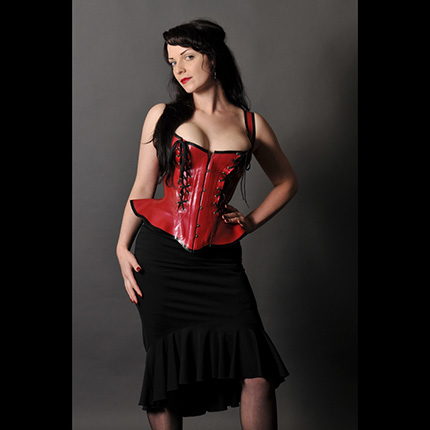 vianne red corset